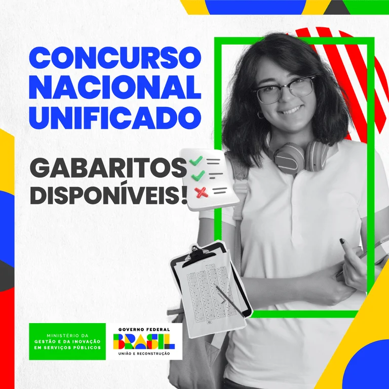 concurso nacional unificado gabaritos liberados